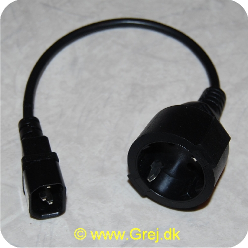 7340004644842 - Strøm adapter kabel med jord C+F194able
