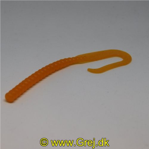7392080923GUL - Fladen Latex lures rippletail worm 19cm - Farve:  Klar gul