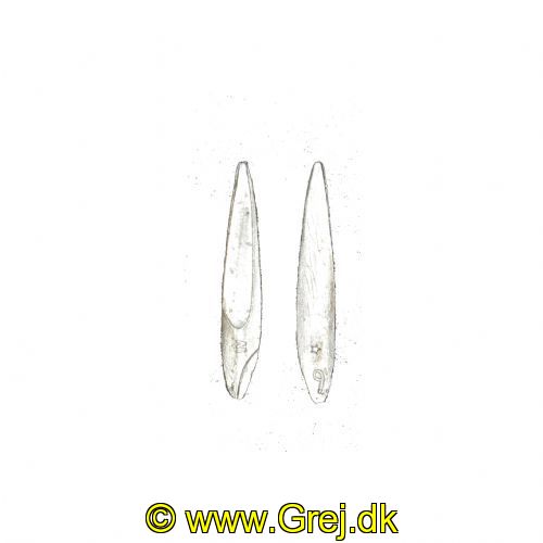 747191900497 - Salmo Trutta – 9 gram - Blank/Umalet<BR>
Den har en vuggende og roterende aktion i vandet, som er ekstrem tiltrækkende for de øvede rovfisk som laks og havørred m.v.