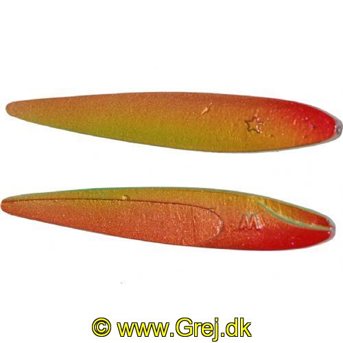 747191901555 - Salmo Trutta – 19 gram - Kobber/Grøn
<BR>
Den har en vuggende og roterende aktion i vandet, som er ekstrem tiltrækkende for de øvede rovfisk som laks og havørred m.v.