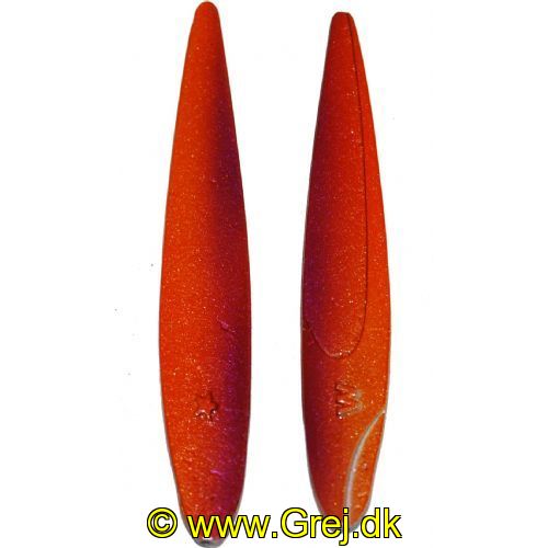 747191901586 - Salmo Trutta - 19 gram - Orange/Lilla
<BR>
Den har en vuggende og roterende aktion i vandet, som er ekstrem tiltrækkende for de øvede rovfisk som laks og havørred m.v.