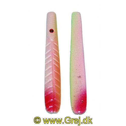 747191903061 - Tobis - 13 gram - Med øje - Grøn pattegris<BR>
Den har en vuggende aktion i vandet og fiskes godt i små nyk. Dette grej er en uimodståelig agn, selv for de mest øvede rovfisk som laks og havørred m.v.