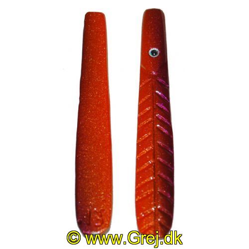 747191903085 - Tobis - 13 gram - Med øje - Orange/Lilla
<BR>
Den har en vuggende aktion i vandet og fiskes godt i små nyk. Dette grej er en uimodståelig agn, selv for de mest øvede rovfisk som laks og havørred m.v.