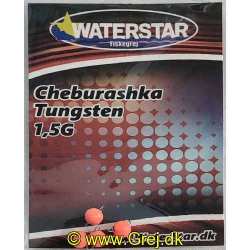 747191998357 - Waterstar Tungsten Cheburashka Head -  4 stk. - 1,5 gram