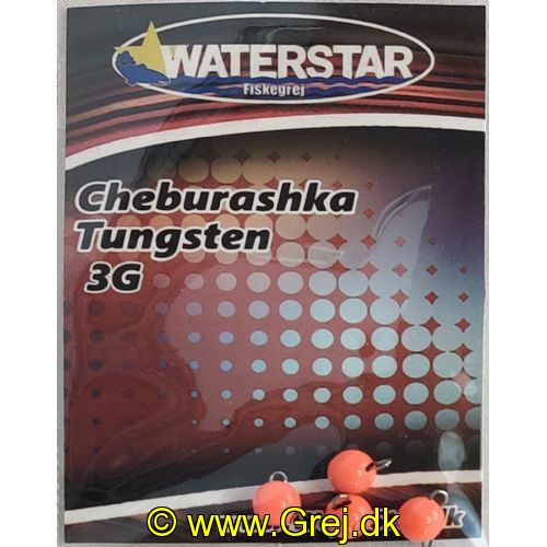 747191998371 - Waterstar Tungsten Cheburashka Head -  4 stk. - 3 gram