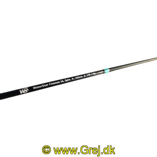 747191998722 - Waterstar Finesse UL-Spin stang - Længde: 180 cm - Kastevægt: 1-9g - 2 delt - Håndtag i naturligt træ