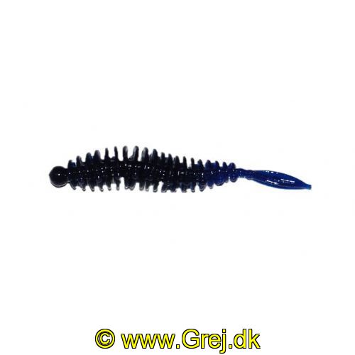 747191999163 - Waterstar - Rubber Baits - Model: Slim Lady - 5,5 cm - 10 stk. - Farve: Blå/Lyseblå - Smag: Banan