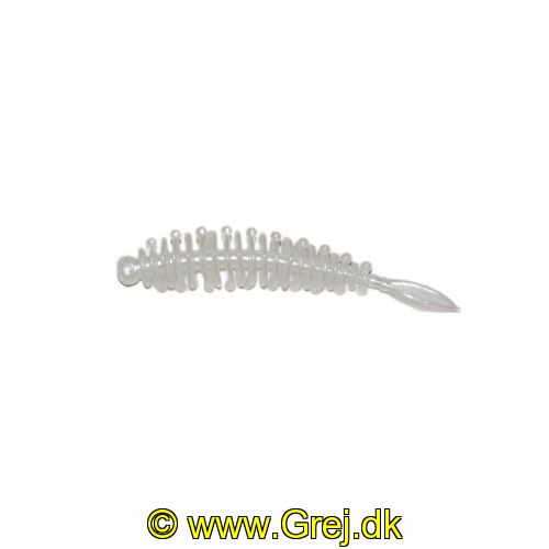 747191999286 - Waterstar - Rubber Baits - Model: Slim Lady - 5,5 cm - 10 stk. - Farve: Hvid - Smag: Banan