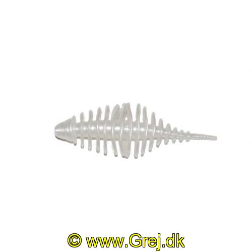 747191999873 - Waterstar - Rubber Baits - Model: Fat Boy - 4,5 cm - 10 stk. - Farve: Hvid - Smag: Hvidløg