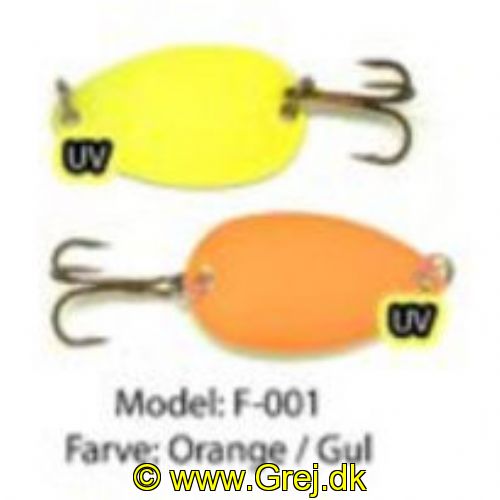 750958747556 - Fidusen - 2,8 gram - Forside: Orange - Bagside: Gul - Farvenavn: Orange/Yellow