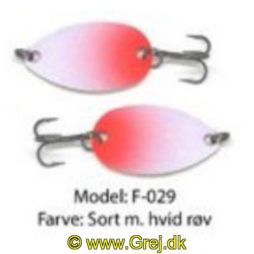 750958747587 - Fidusen - 2,8 gram - Forside/Bagside: Hvid med rød røv - Farvenavn: White (Glow)/Red