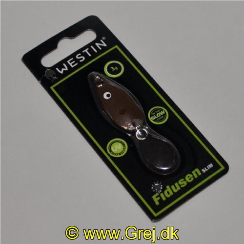784956563559 - Fidusen Slim - 3 gram - Forside: Brun med glimmer - Bagside: Glow med glimmer - Farvenavn: Brown Glow Pellet