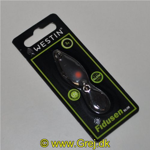 784956563573 - Fidusen Slim - 3 gram - Forside: Sort med rød plet - Bagside: Multifarvet - Farvenavn: MJ Orange