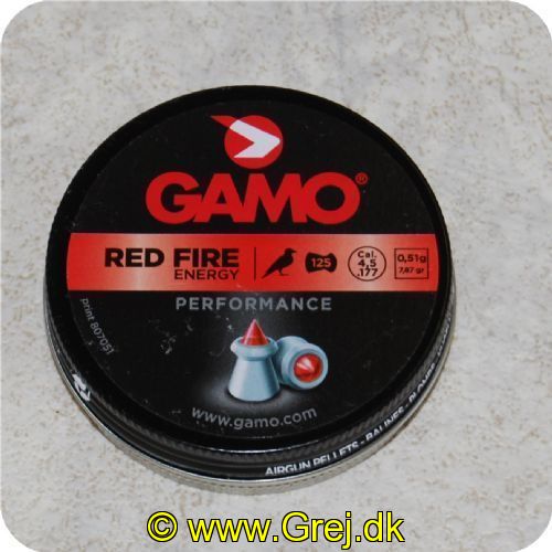 793676077390 - Gamo Red Fire energy hagl 4.5mm - Pakke med 125 Diamond-shaped hagl.<BR>
For performance