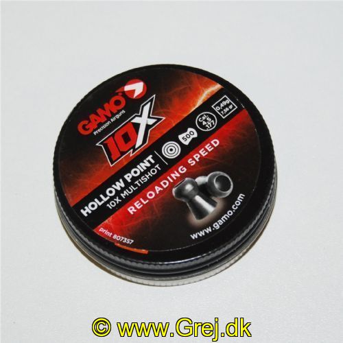 793676096377 - Gamo 10x Performance Hollow Point - 500 stk. - 4.5mm<BR>
Cal. 177 - 0.49g - 7.56gr