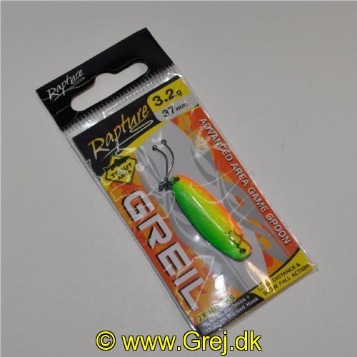 8054393001238 - Rapture Skeblink - Greil 3,2g/37mm - med 2 kroge i pakken, 1 med og 1 uden modhager