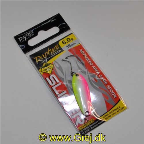 8054393001511 - Rapture Skeblink - Slicer 6,0g/38mm - med 2 kroge i pakken, 1 med og 1 uden modhager