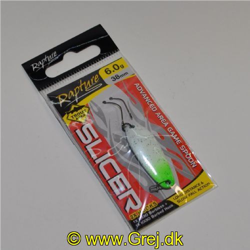 8054393001542 - Rapture Skeblink - Slicer 6,0g/38mm - med 2 kroge i pakken, 1 med og 1 uden modhager