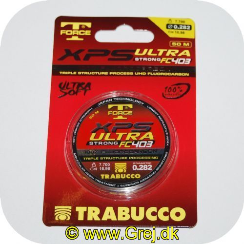 8054393128492 - Trabucco Ultra Soft - 100% Fluorocarbon - 0.282mm/7,70kg - 50m