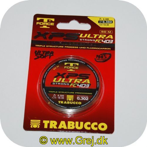 8054393128508 - Trabucco Ultra Soft - 100% Fluorocarbon - 0.302mm/8,30kg - 50m