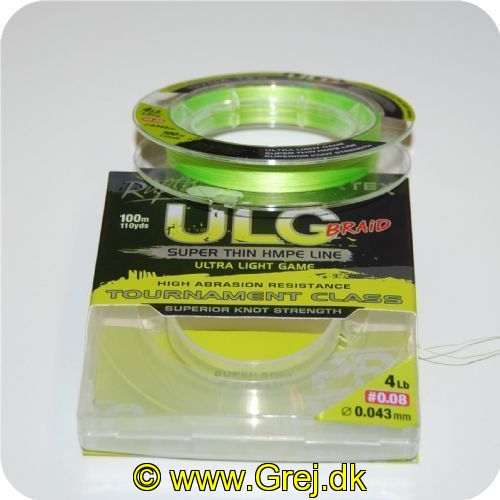 8054393140517 - Rapture Dynatex ULG braid fletline 0.043mm - Brudstyrke: 1.81kgs - 100 meter