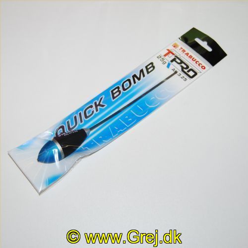 8054393159014 - Trabucco Quick Bomb Flåd - Aff 3.25 - 25g - Arbejdsdybde: Synk. 1m