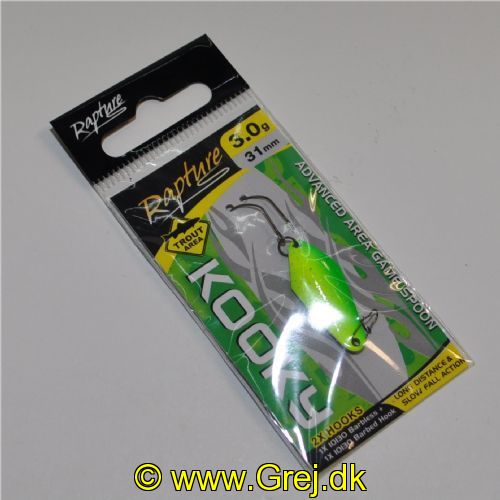 8054393169556 - Rapture Skeblink - Kooky 3,0g/31mm - med 2 kroge i pakken, 1 med og 1 uden modhager