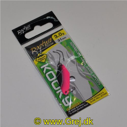 8054393169594 - Rapture Skeblink - Kooky 3,0g/31mm - med 2 kroge i pakken, 1 med og 1 uden modhager