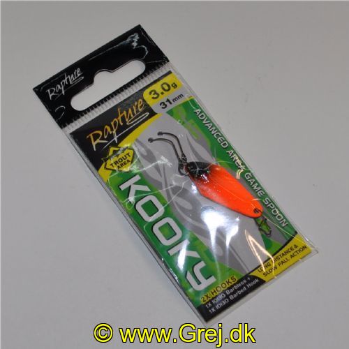 8054393169600 - Rapture Skeblink - Kooky 3,0g/31mm - med 2 kroge i pakken, 1 med og 1 uden modhager