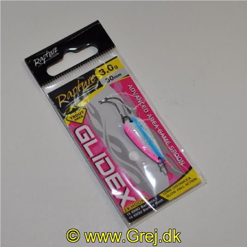 8054393170002 - Rapture Skeblink - Glidex 3,0g/30mm - med 2 kroge i pakken, 1 med og 1 uden modhager