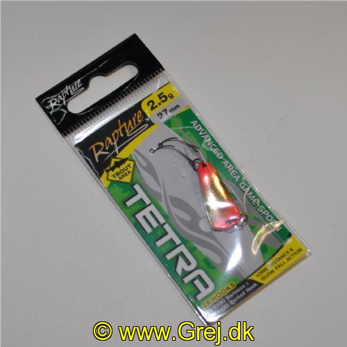 8054393180285 - Rapture Skeblink - Tetra 2,5g/27mm - med 2 kroge i pakken, 1 med og 1 uden modhager