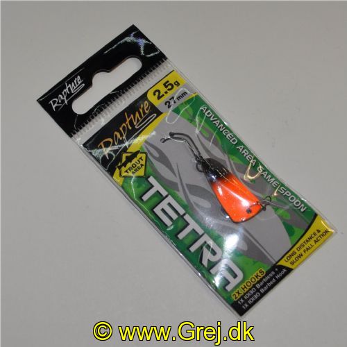 8054393180377 - Rapture Skeblink - Tetra 2,5g/27mm - med 2 kroge i pakken, 1 med og 1 uden modhager