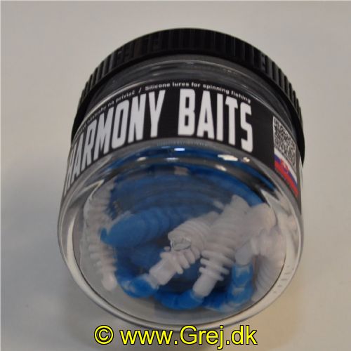 8584501003001 - Harmony Baits - Model: Comet - 75mm - 8 stk. - Duft: Cheese/Ost - Farve: 003/001 (Lyseblå/Hvid)