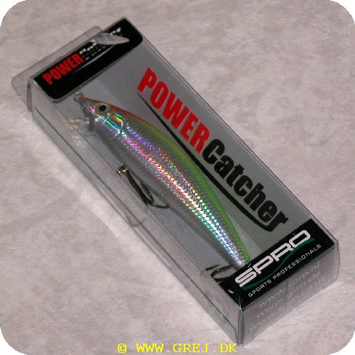 8716851111193 - Spro Power Catcher Minnow - 9 cm flydende wobler fra spro med raslekugler og 3D øjne i farven Clown