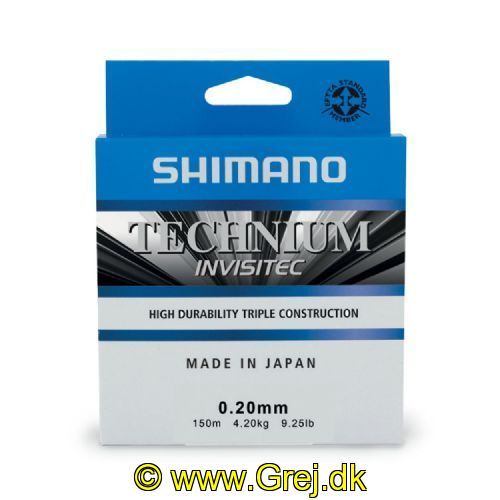 8717009799461 - Shimano Technium line (Non strech) - Black - 0.305mm - Brudstyrke - 8.5 kg. - 200 meter
<BR>
 - Ekstrem smidig og glat line - Giver problemfrie og lange kast - Kombiner fordelene mellem fletliner og nylonliner<BR>
<LI>Abrasion resistance - 5 stjerner</LI>
<LI>Low elongation - 5 stjerner</LI>
<LI>Knot strength - 5 stjerner</LI>
<LI>Softness Douceur - 4 stjerner</LI>
<LI>Low memory - 5 stjerner</LI>