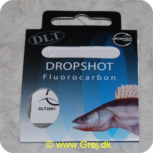 8766633750607 - DLT Dropshot Rig Owner - Owner Widegap Enkeltkrog str. 1/0 - Line: 0.35mm - 170cm lang - 5 stk - Fluorocarbon