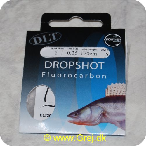 8766633750614 - DLT Dropshot Rig Owner - Owner Widegap Enkeltkrog str. 1 - Line: 0.35mm - 170cm lang - 5 stk