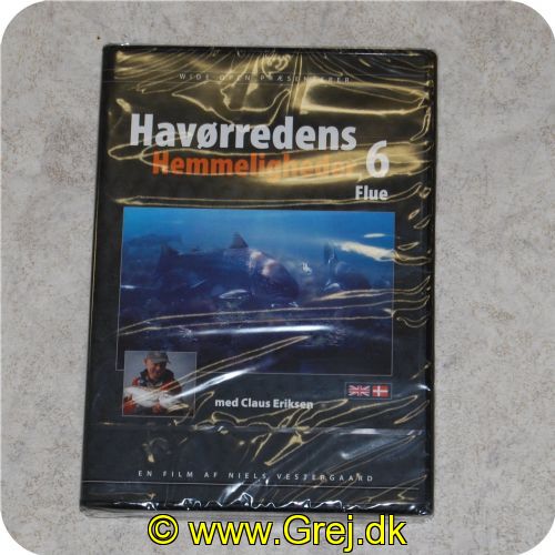 9788791062612 - DVD: Havørredens Hemmeligheder 6 Flue af Niels Vestergaard med Claus Eriksen - 1 timer 17 min. - Filmen er fyldt med nye tips - Masser af fiskeaction og fantastiske undervands-optagelser. som giver helt ny viden om havørredens verden