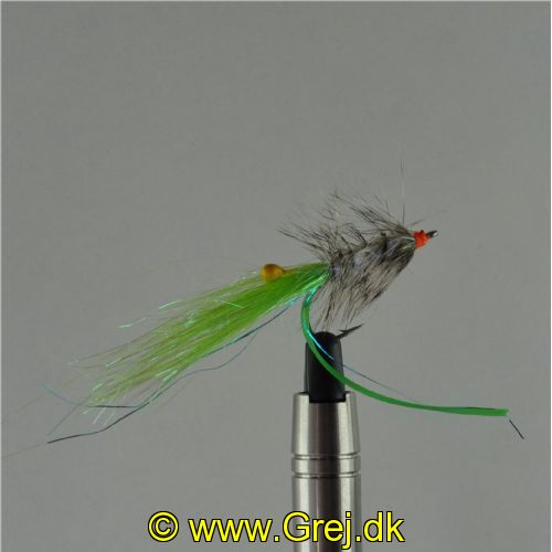 A0154 - Saltvands - Høtyv Green Orange Eyed - Farve: Grøn med Orange øje - Str. : 6