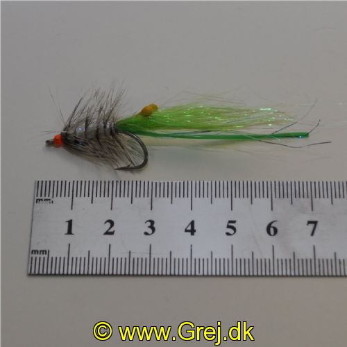 A0154 - Saltvands - Høtyv Green Orange Eyed - Farve: Grøn med Orange øje - Str. : 6