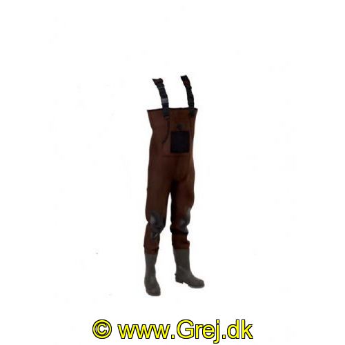 AJLK - A. Jensen Waders med Gummi sål - Ekstra mavevidde - Str. LK