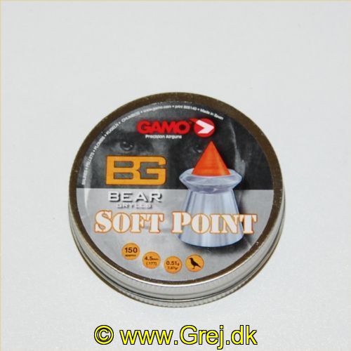BGSOFT - Gamo Soft Point hagl 4.5mm - Pakke med 150 Bear Grylls hagl.