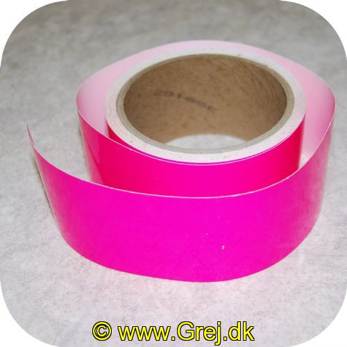 BLANK1PI - Blank tape i ca. 5 cm bredde - Farve: Pink - Vælg antal cm.