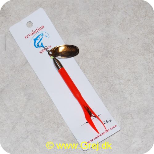 EXO26SRO - Exocet kondomspinnere 26 gram - Sølvblad - Rød hale