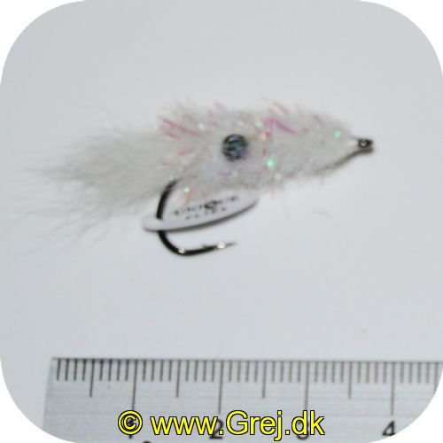 FL00606 - Seatrout Flies 2 - UF Glimmer Rejen - str. 4 - Farve: Pearl