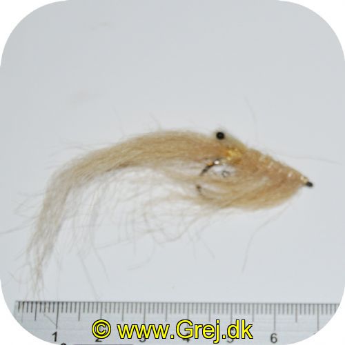 FL00612 - Seatrout Flies 2 - UF Pattegrisen - str. 4 - Farve: Craftfur (beige)
