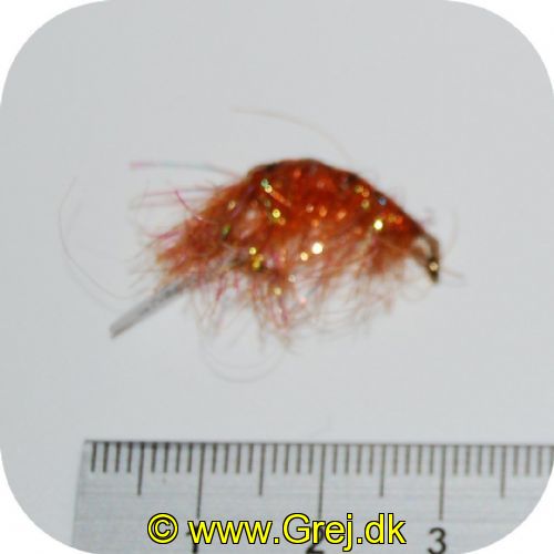 FL00626 - Seatrout Flies 2 - UF Polarloppen - str. 6 - Farve: Fire Orange