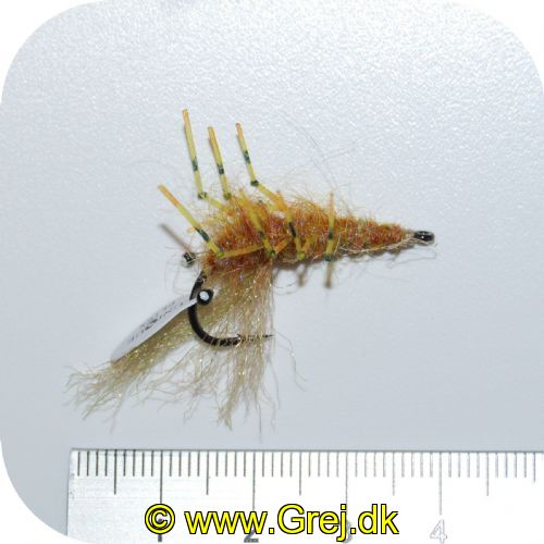FL00721 - Seatrout UV Flies - Honeyshrimp UV - Str. 04 - Beige