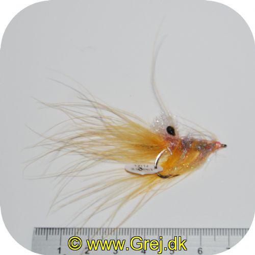 FL00727 - Seatrout UV Flies - Pink Pig UV - Str. 04 -  Pink/hvid/orange