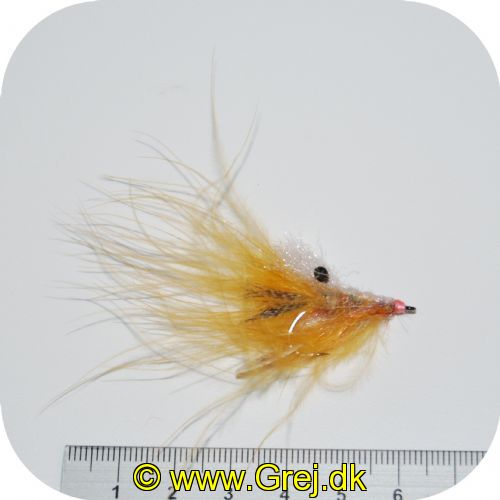 FL00728 - Seatrout UV Flies - Pink Pig UV - Str. 06 -  Pink/hvid/orange